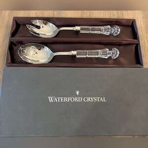 Vintage Waterford Crystal Lismore Salad Set Pre-loved But New In Original Box